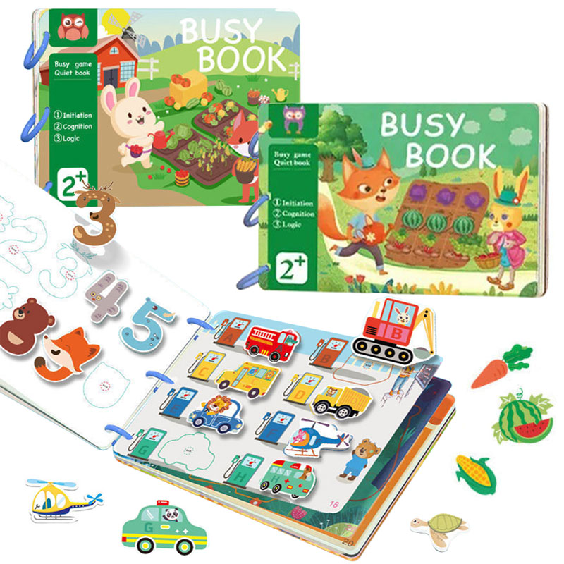 Kids Quiet Toys - Montessori Baby Quiet Book Toys Early