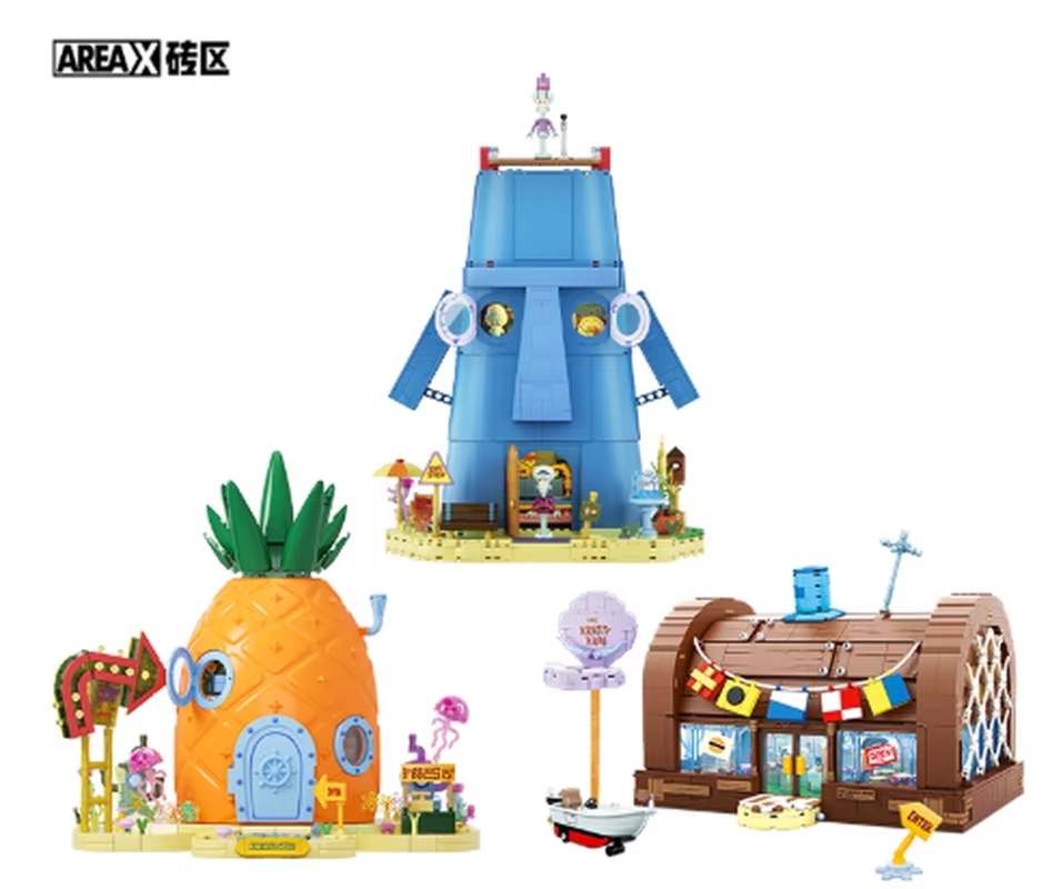 Areax Spongebob Bikini Bottom  - đánh giá và giá Kids Toys Blocks