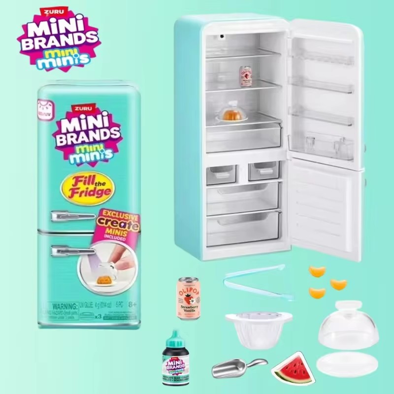 HOT Led Light Up Mini Refriger - đánh giá và giá Play Kitchen Set