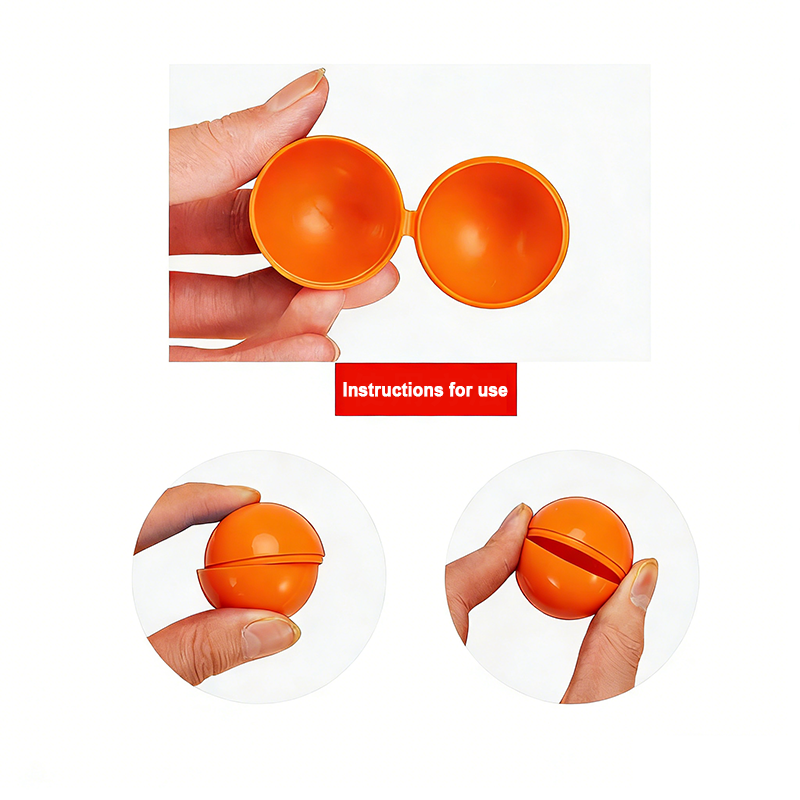 100-500Pcs 4CM Orange Plastic  - đánh giá và giá Kids Toys Vending Machine
