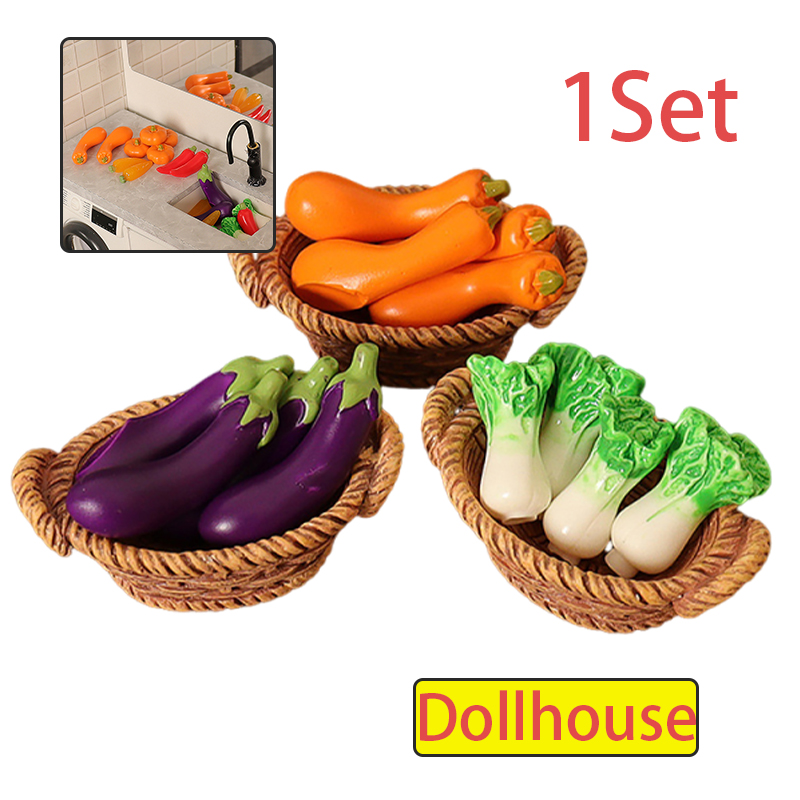 1/12 Dollhouse Simulation Vege - đánh giá và giá Play Kitchen Set