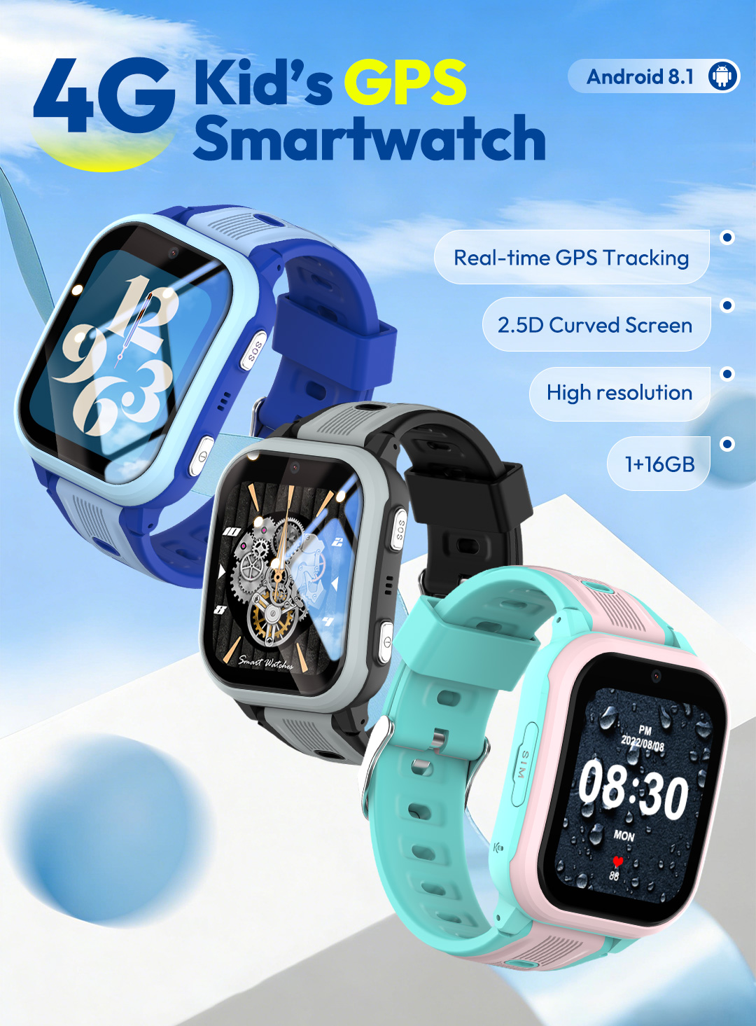 Wonlex 4G Kids Smart Watch KT4 - đánh giá và giá Kids Smartwatch Gps