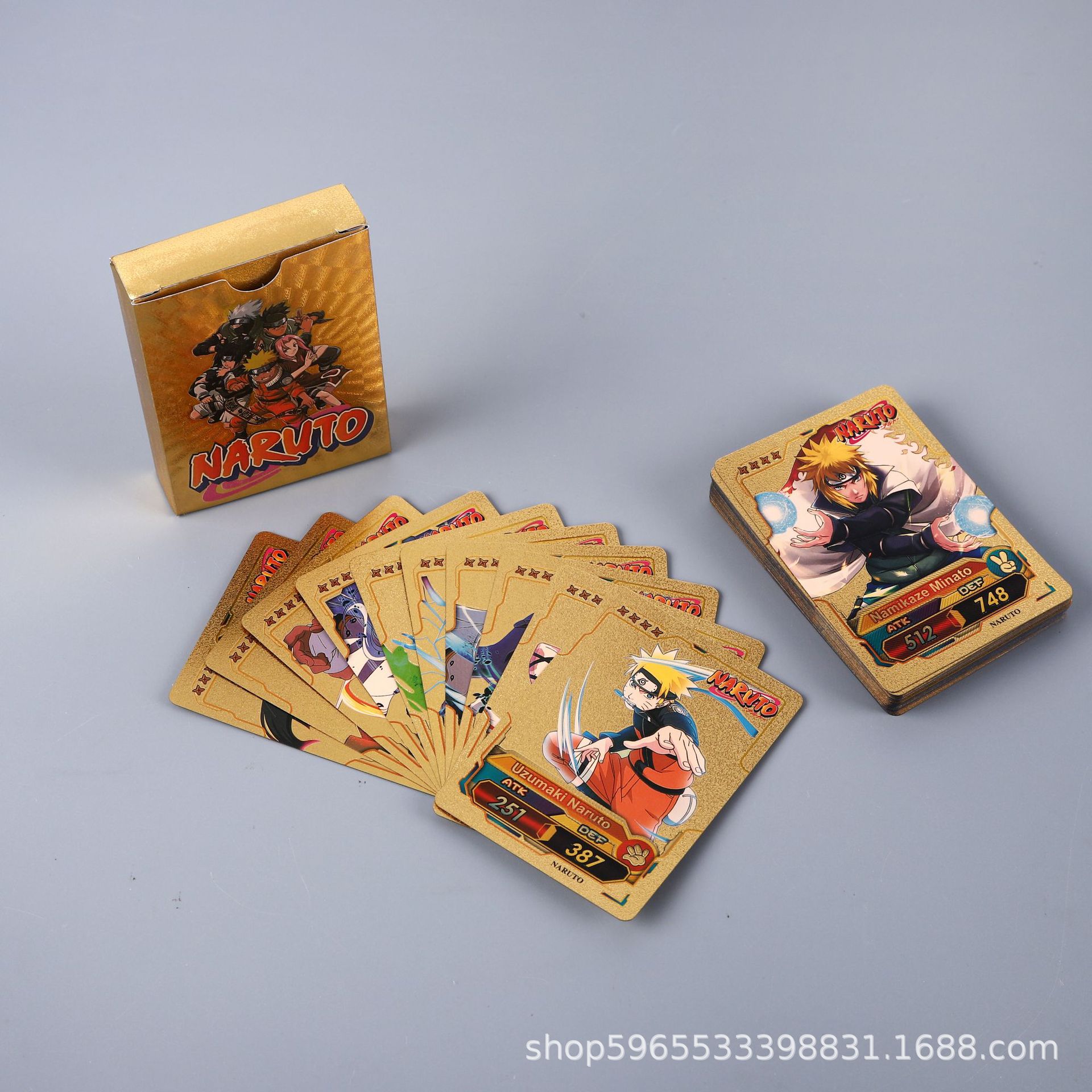 55pcs Naruto Card Gold English - đánh giá và giá Kids Toys Usa