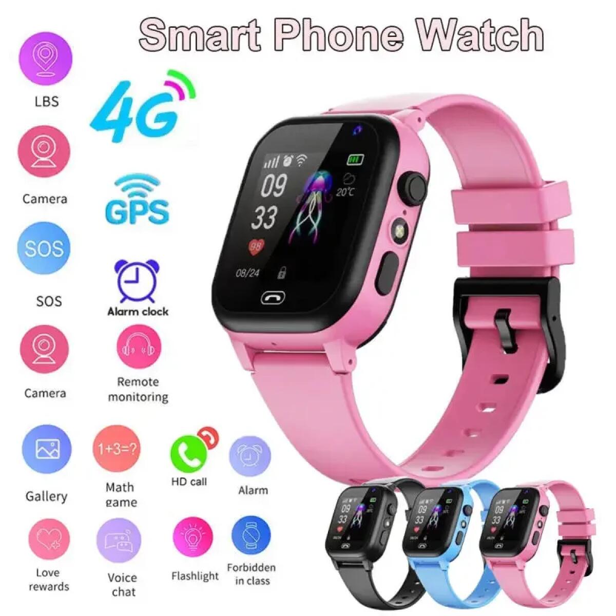 Kids Smart Watch 4G Multifunct - đánh giá và giá Kids Smartwatch Gps