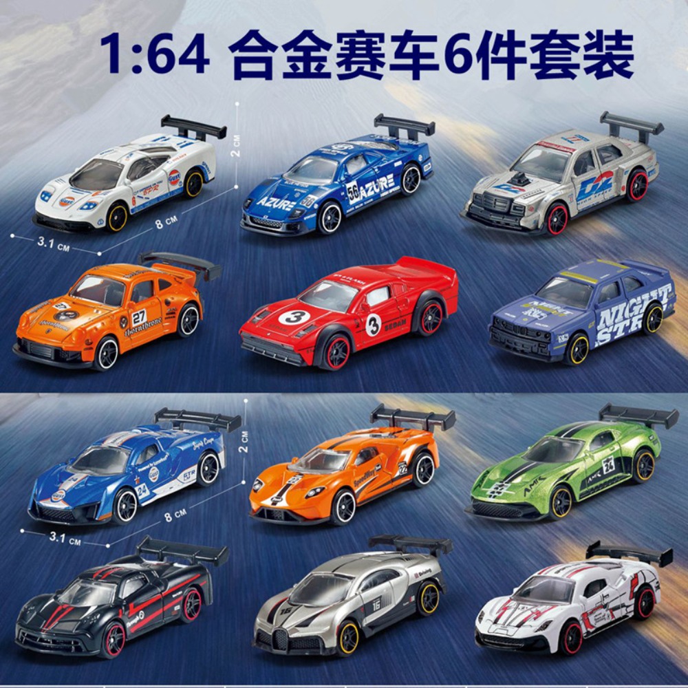 1:64 Alloy Racing Car 6Pcs Set - đánh giá và giá Kids Toys Vending Machine