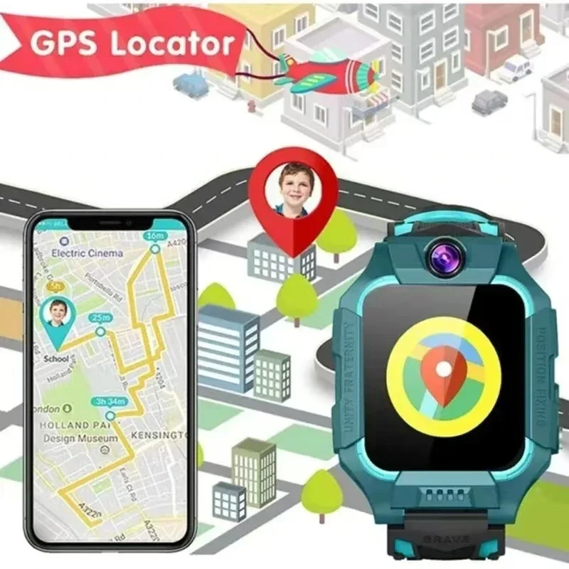 Lenovo 5G Kids Smart Watch Gif - đánh giá và giá Kids Smartwatch Gps