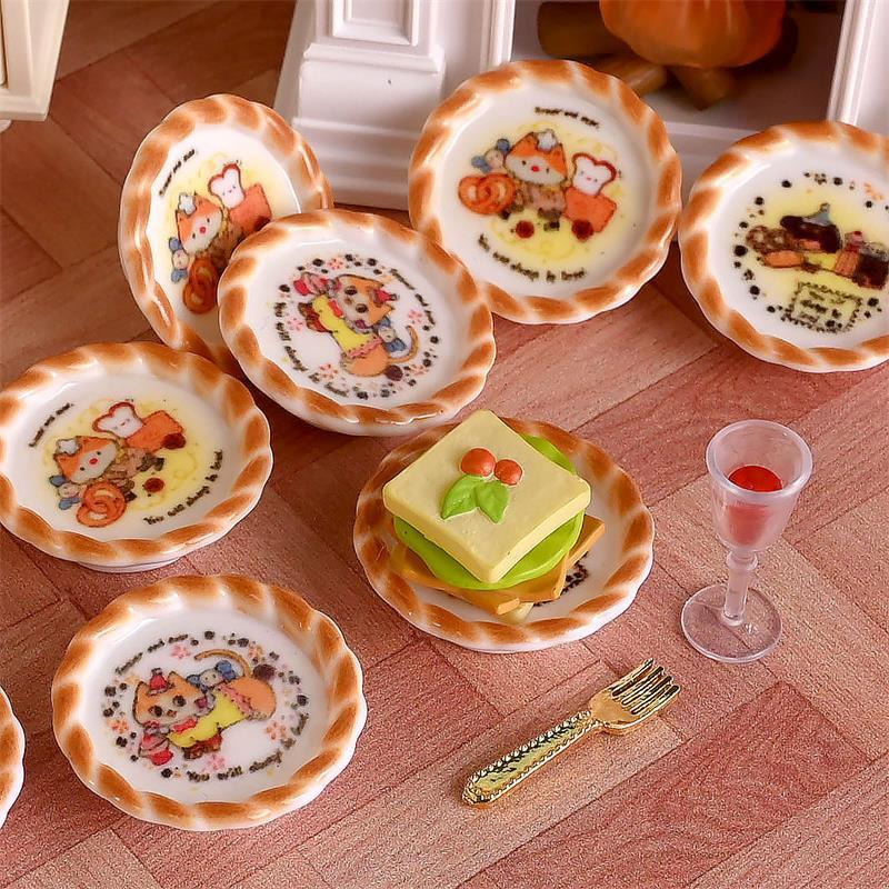 10Pcs/set Dollhouse Miniature  - đánh giá và giá Kids Toys Play