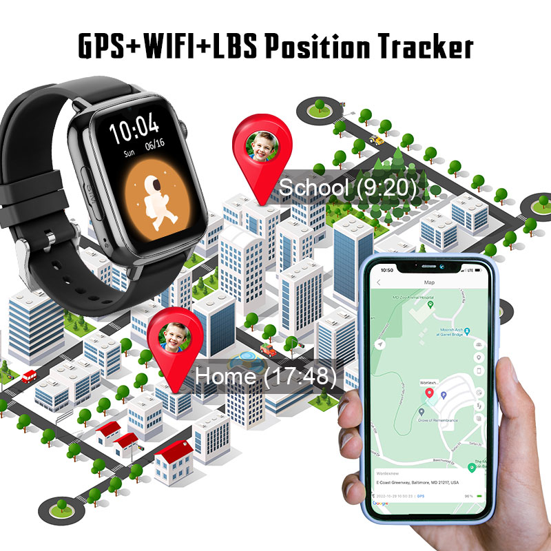 Wonlex KT34 Children's Smart W - đánh giá và giá Kids Smartwatch Gps