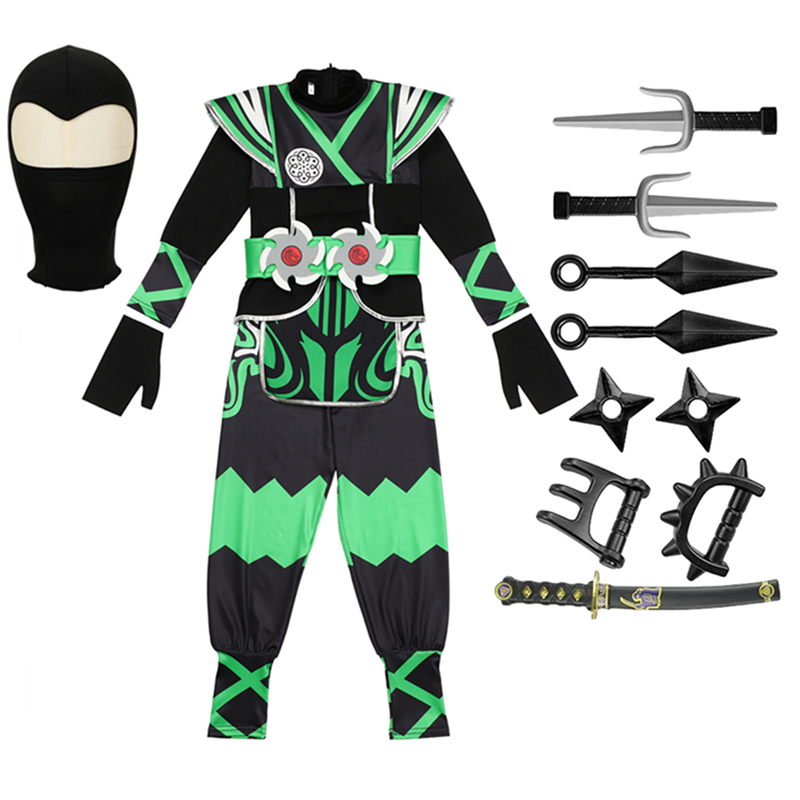 Green Ninja Costume for Kids w - đánh giá và giá Kids Toys Play