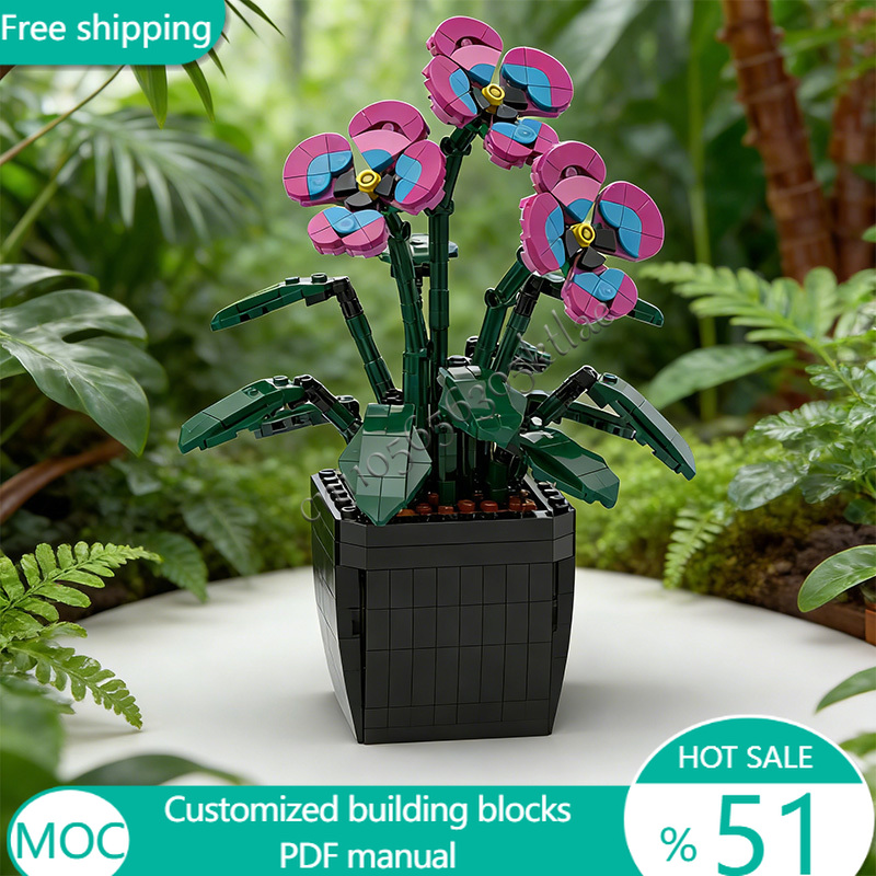 511 PCS Flowers Garden Pansies - đánh giá và giá Kids Toys Blocks