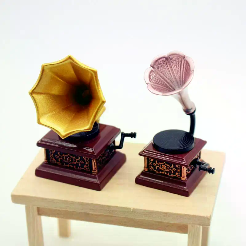 Dollhouse Vintage Phonograph M - đánh giá và giá Kids Toys Play