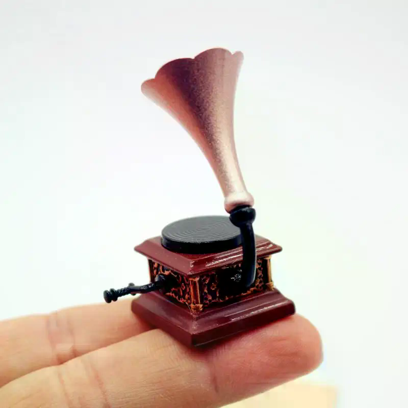 Dollhouse Vintage Phonograph M - đánh giá và giá Kids Toys Play