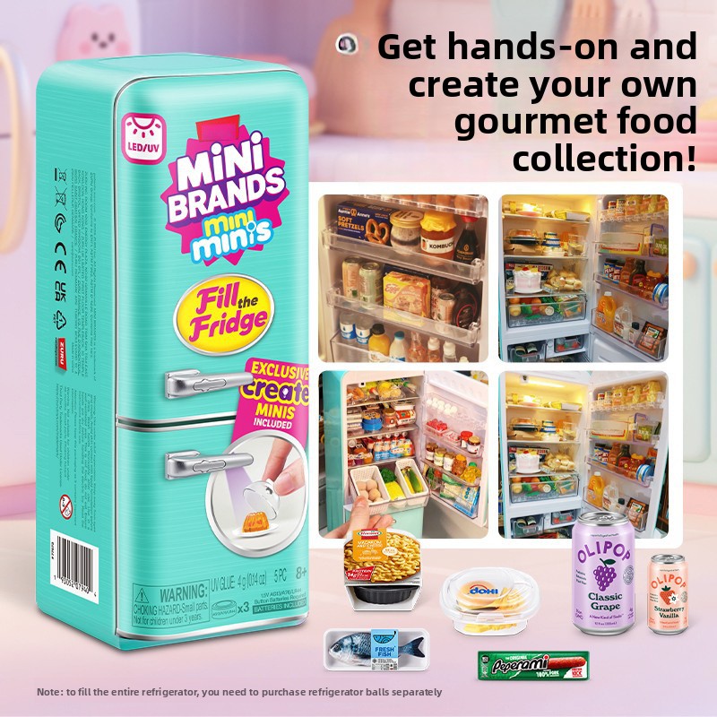 Led Light Up Mini Refrigerator - đánh giá và giá Play Kitchen Set