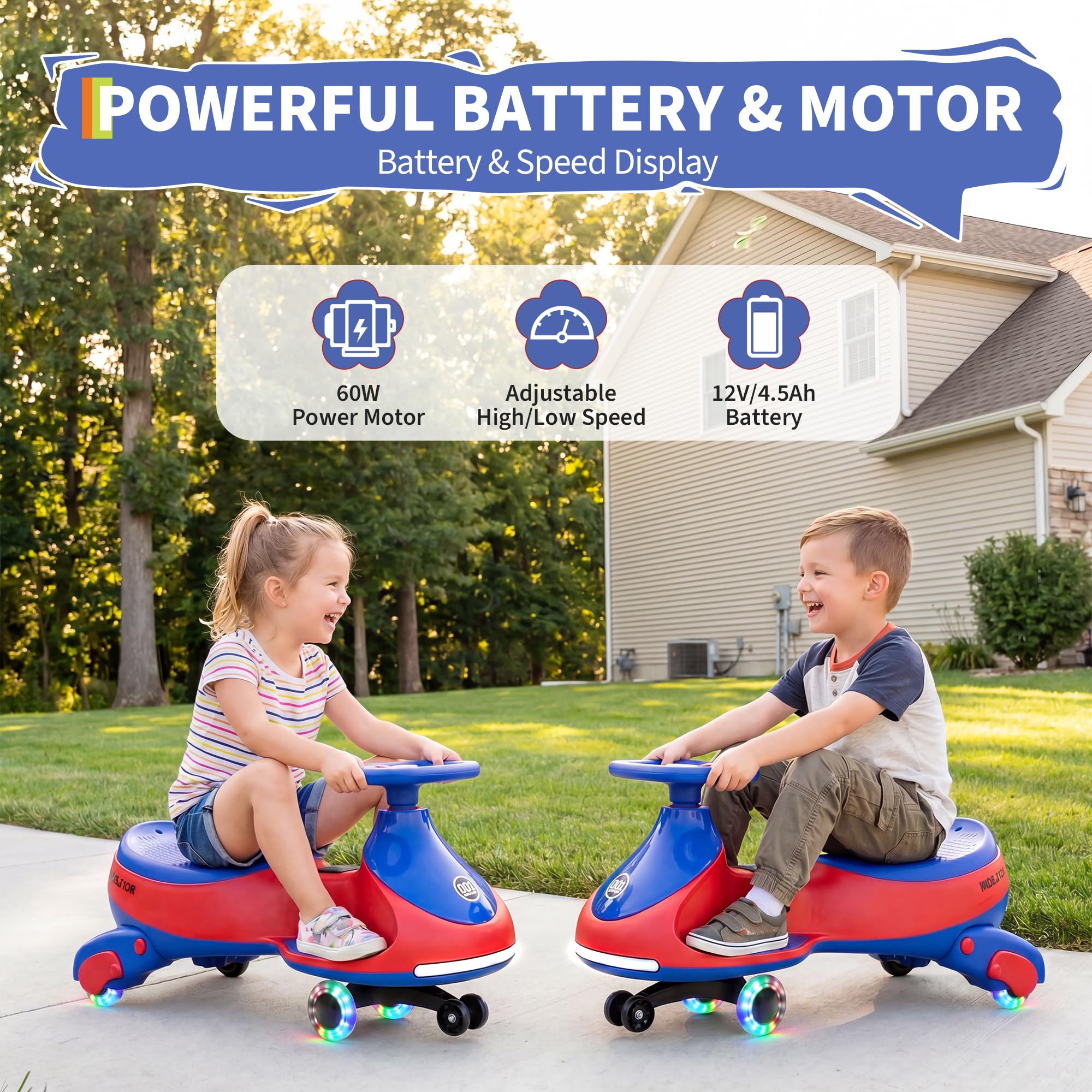 12V Electric Wiggle Car Kids W - đánh giá và giá Kids Toys Electric Car