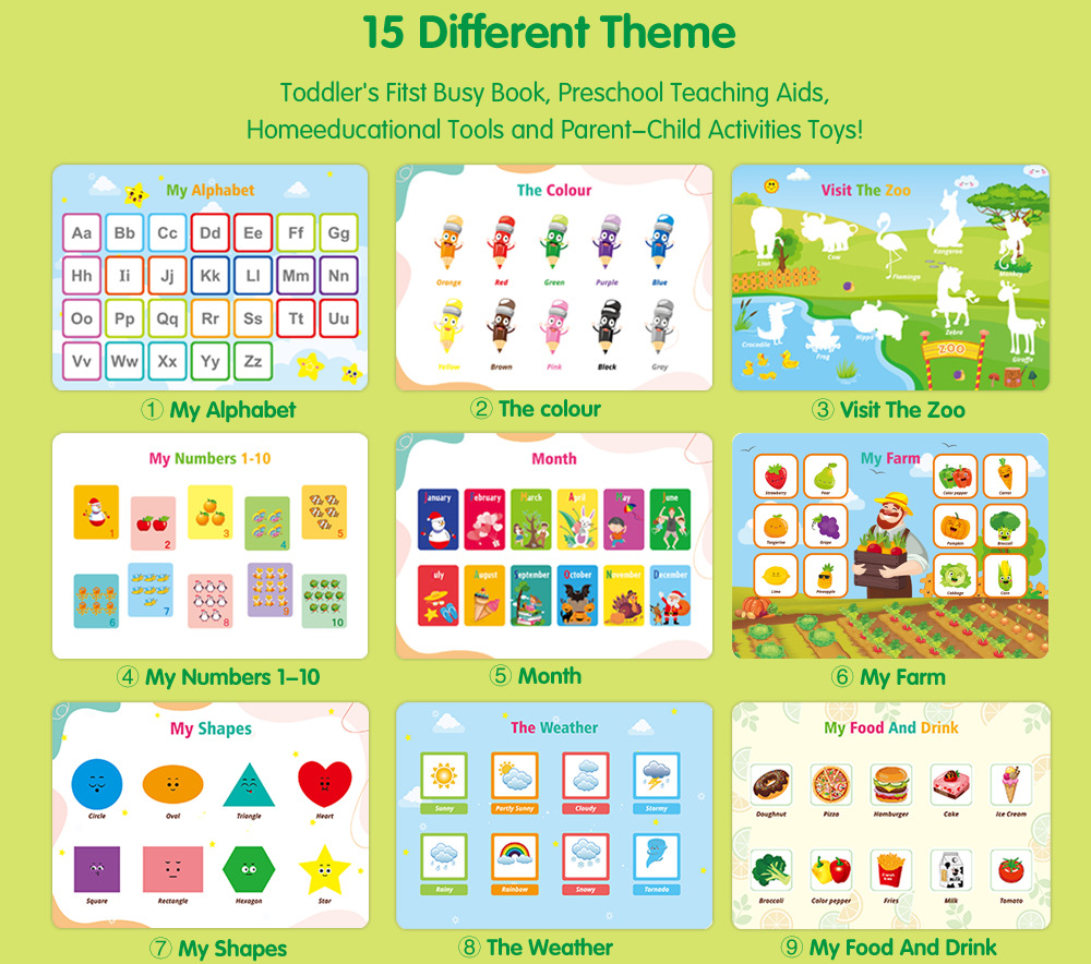 Busy Book for Kids 2-5 Years P - đánh giá và giá Kids Toys Now